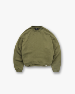 Represent Initial Boxy Sweater Army Green